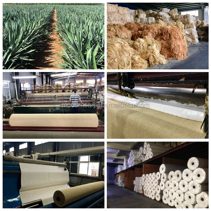 China zhejiang guangzhou best quality natural fiber woven sisal carpet roll 4X30m ,wall to wall sisal roll carpet