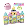 Castle Magnetic Blocks 70 Pieces Magnet Building Tiles 3D Educational Toys With Storage box