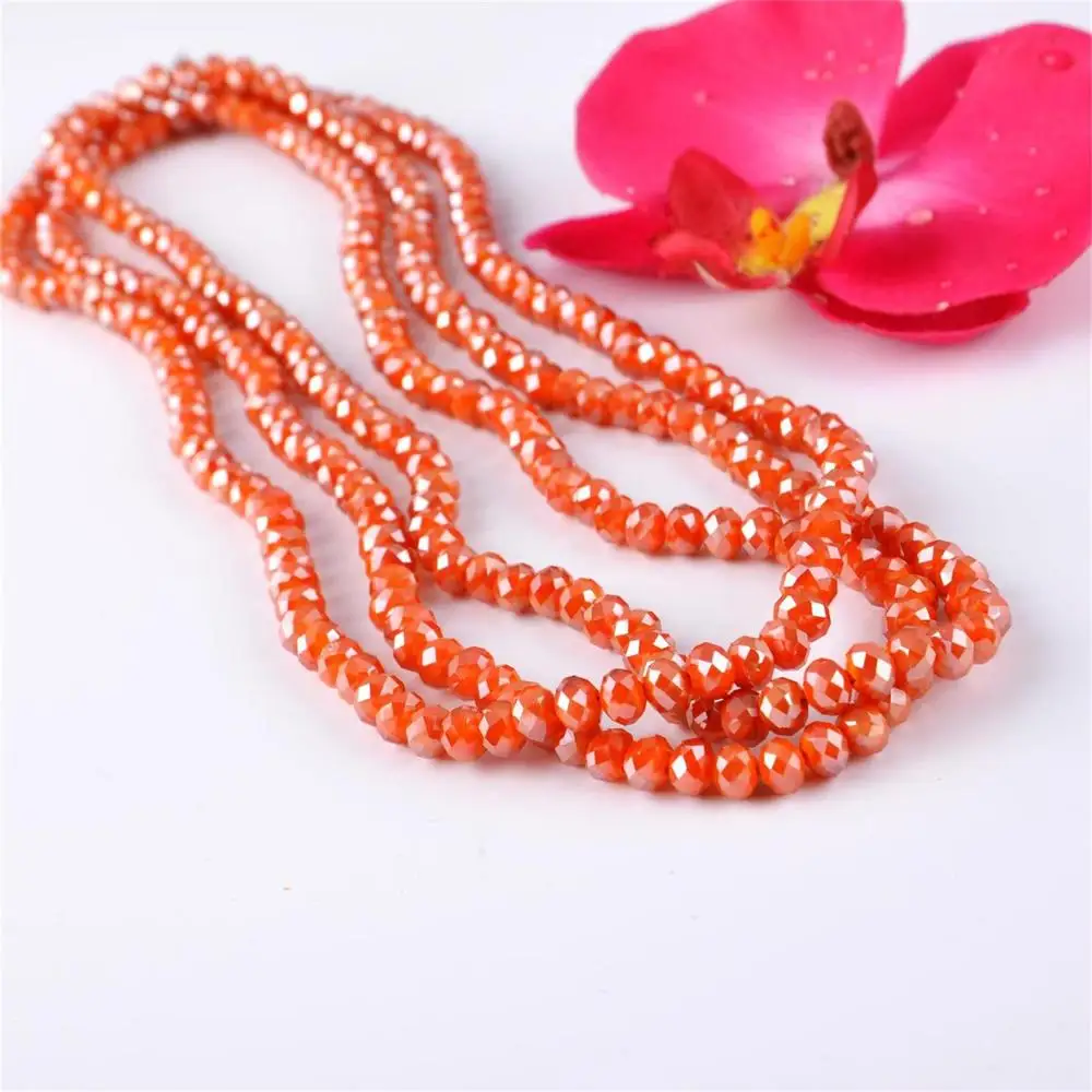 

China cheap hollow glass beads for jewelry marking, crystal beads wholesale, Color card