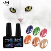 

Magnetic Cat Eye Gel Polish 3D Gel Nail Polish Jade Color Soak Off UV LED