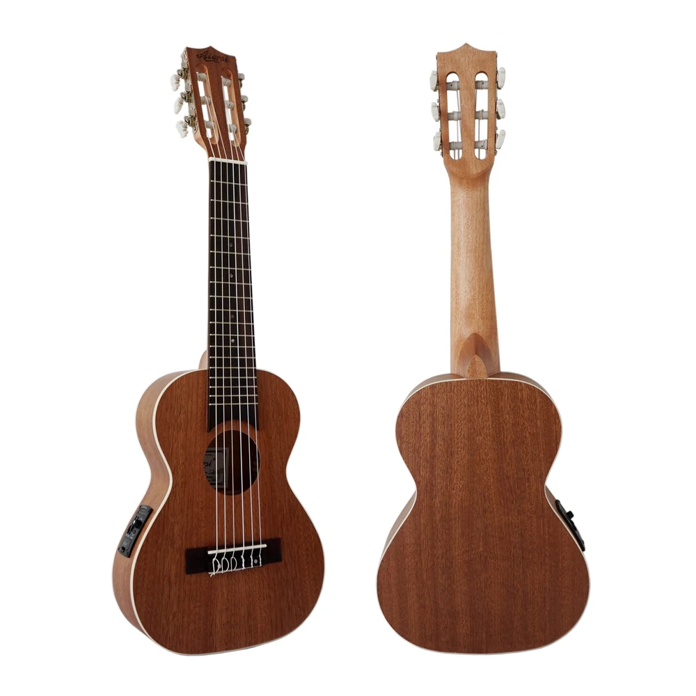 

Aiersi Brand  Laminated Mahogany Body Electrical 6-String Guitarlele guilele Model GU-28E