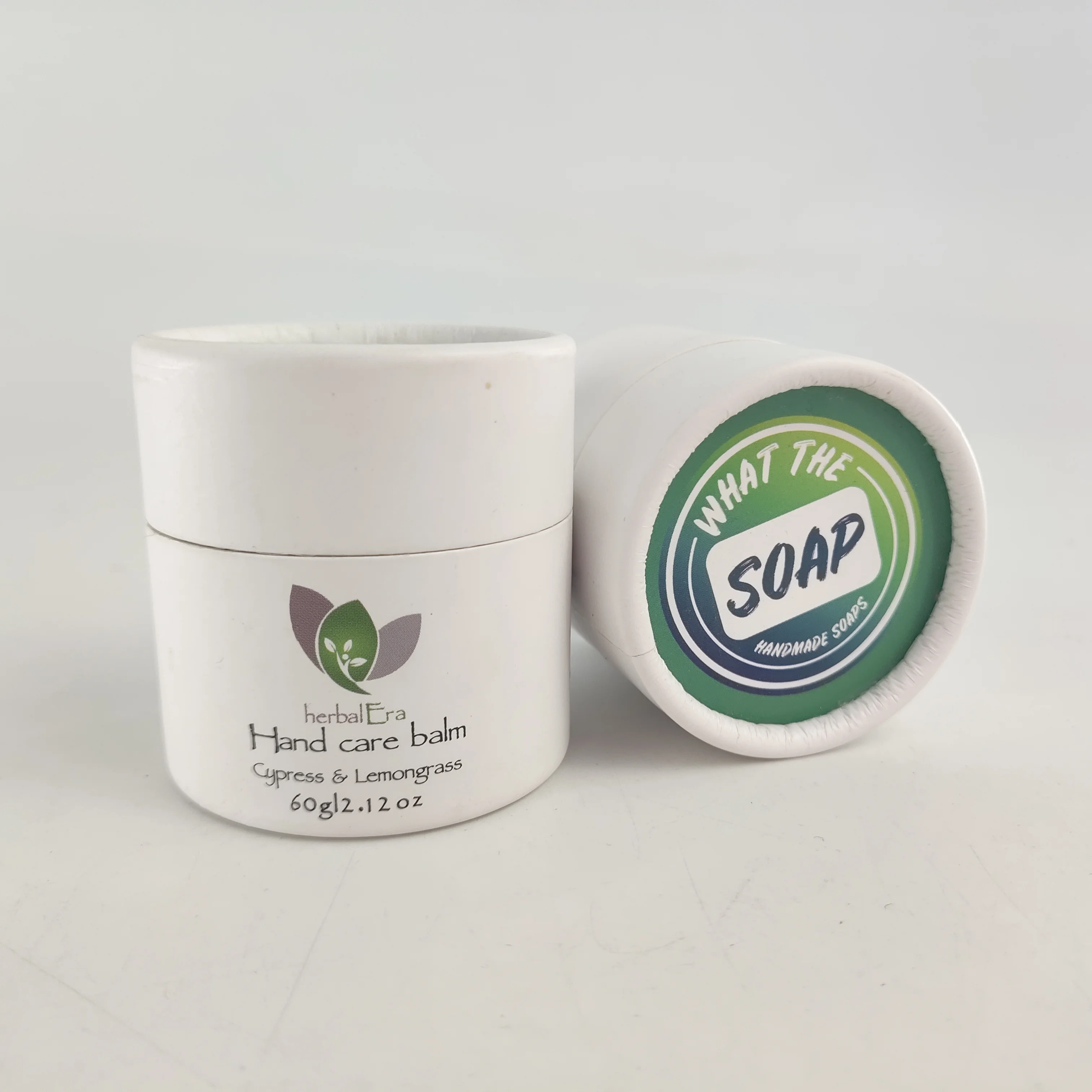 
Custom size eco friendly cardboard kraft paper cosmetic container jars 