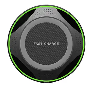 10W Slim Round Fast Wireless Charger iPhone X