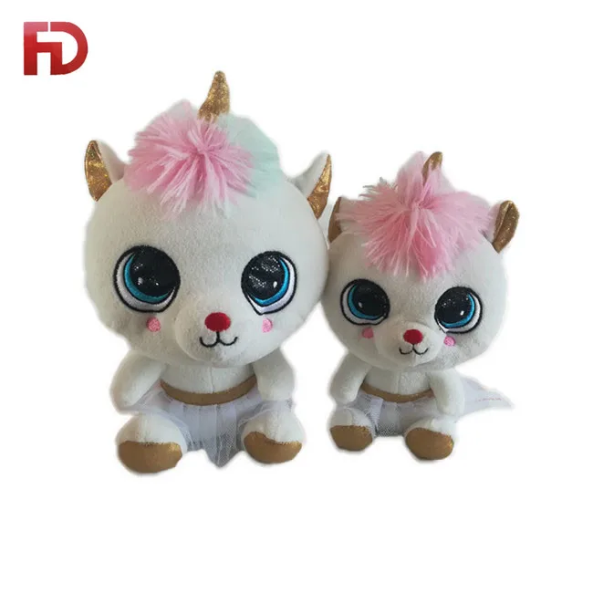 big eyed unicorn stuffed animal