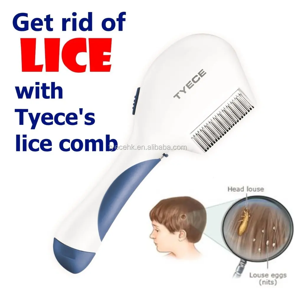 Nit Louse Egg Removal Electronic Head Anti Lice Comb For Kids