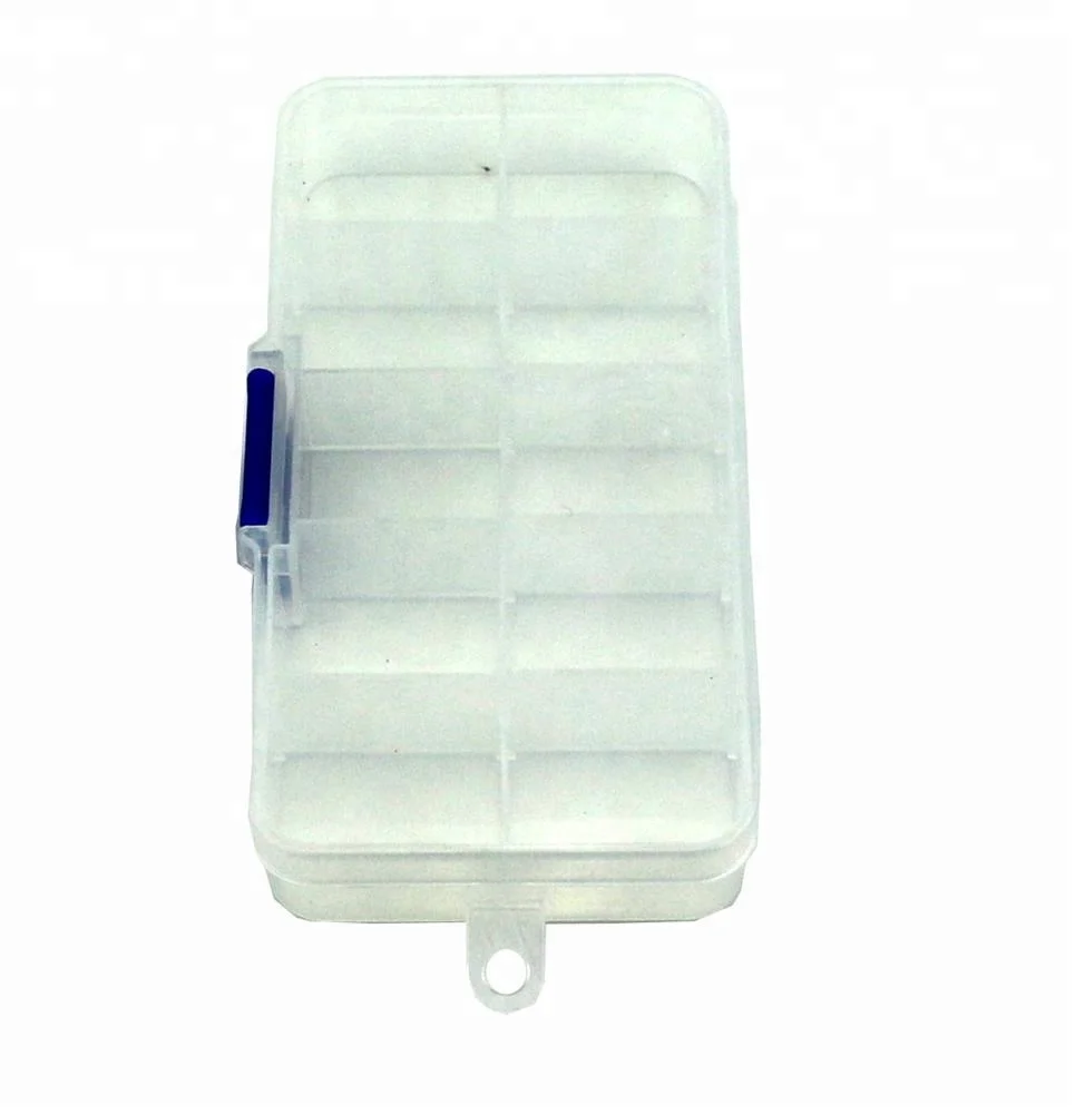 
Hengjia 10 grids storage box transparent bait fishing box fishing tackle 