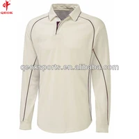 

creamy white new design cricket team jersey