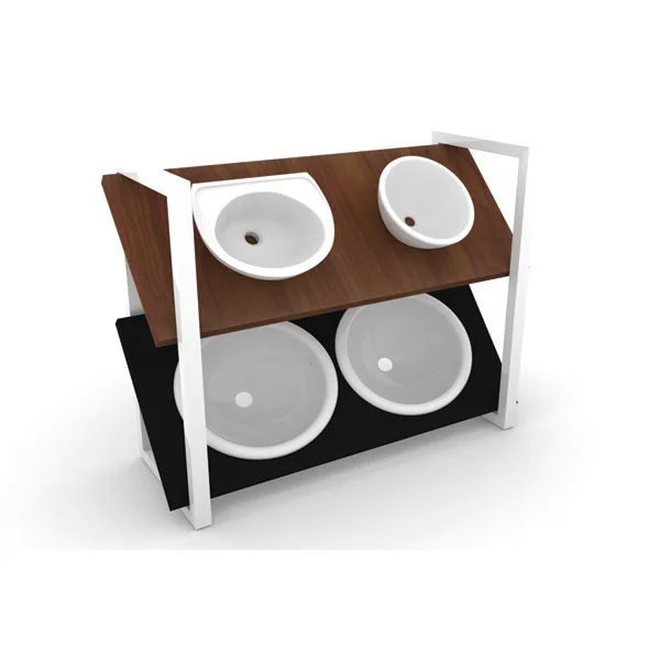 Retail Store Pos Metal Wash Basin Bathroom Sink Display Stand,Kitchen