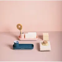 

Kitchen Soap and Sponge Holder, Sink Organizer