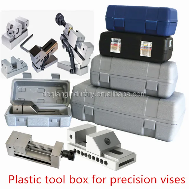Precision vise package plastic hard tool box for machine tool accessories