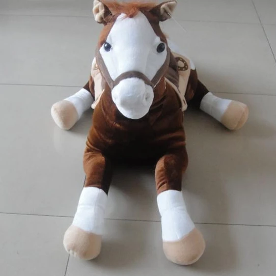 large horse stuffed animal