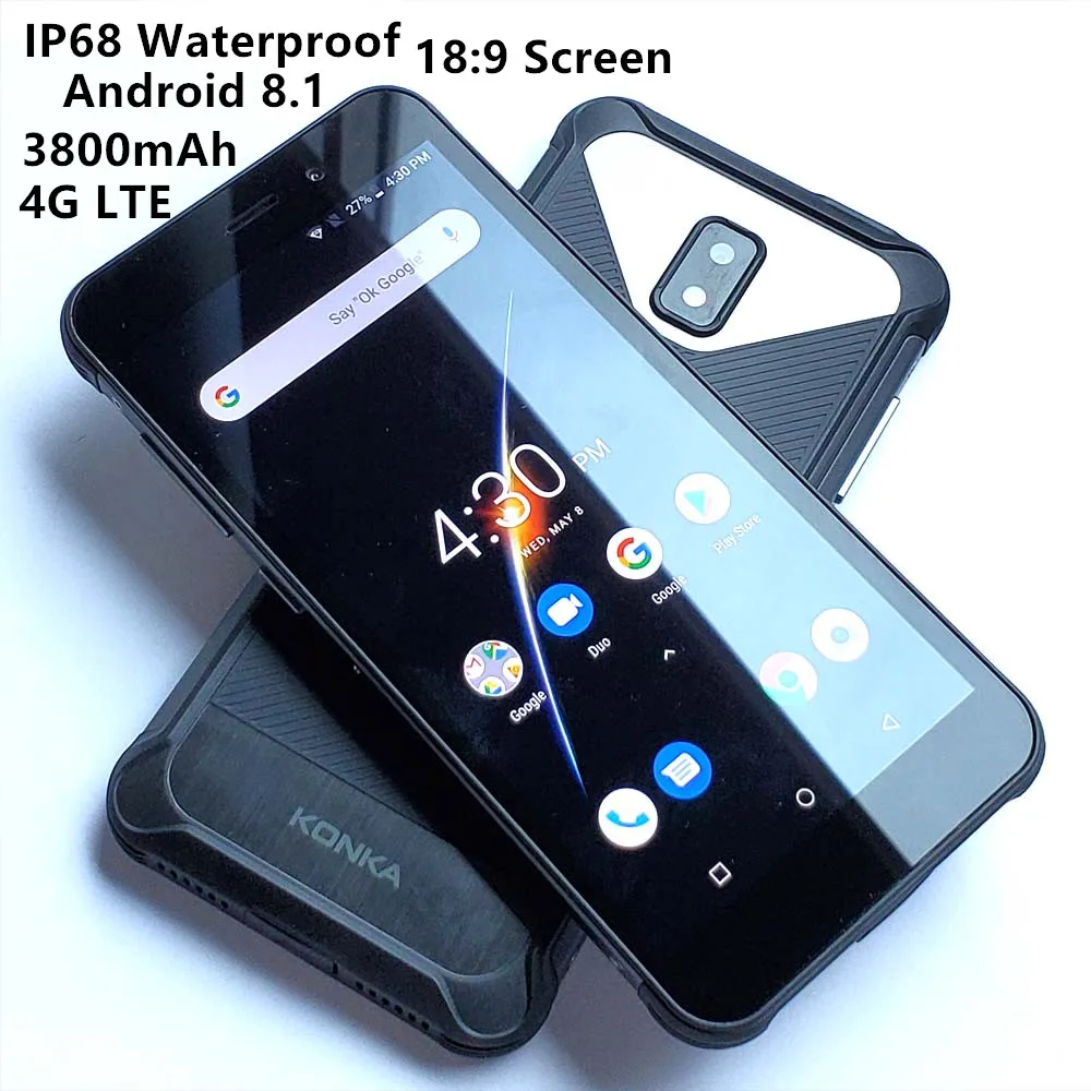 

5.45 inch ip68 waterproof dropship smartphone octa core big battery android rugged 4g cellphone