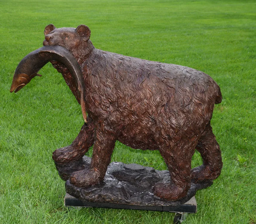 Outdoor Garden Life Size Bronze Bear Statues For Sale Buy Bear