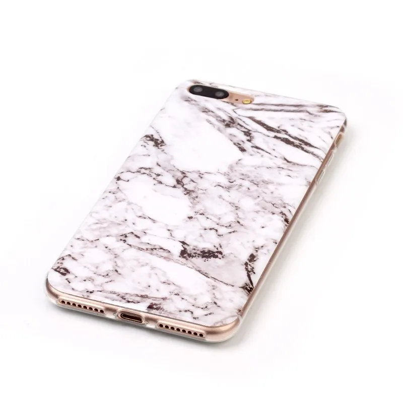 

Free shipping Marble pattern cell phone case for iPhone7 plus mobile accessories Soft TPU Bumper cover case for iPhone6/7