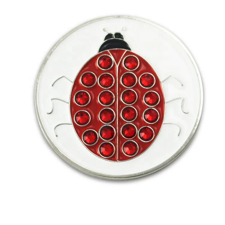 

Hot sale popular crystal golf ball marker wholesale