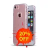 Light case for iphone x r / 7 / 8 plus accessories for iphone transparent tempered case