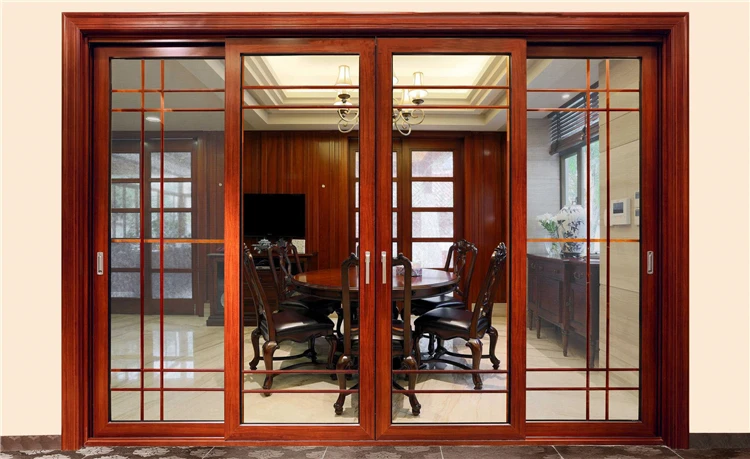 Custom Size Uganda Aluminum Wood Sliding Window And Door Design - Buy ...