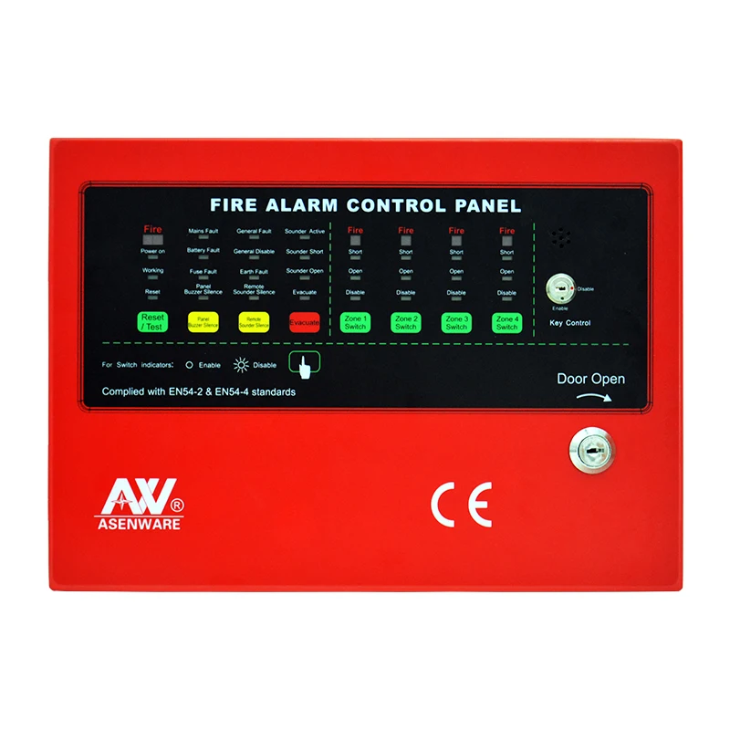 
CE Certificated 2 Zone Conventional Fire Smoke Alarm Control Panel (AW CFP2166)  (60306753679)