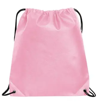 Factory Oem Pink Custom Printed Low Print Drawstring Bag For Shoe Cloth Non Woven Factory Oem Pink Custom Printed Low Print Drawstring Bag For Shoe Cloth Non Woven