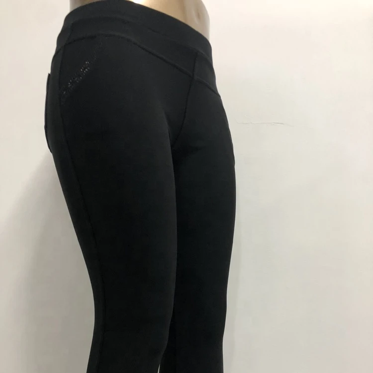 

2019 factory wholesale plus size for fat women elastic knitted elastic waist legging