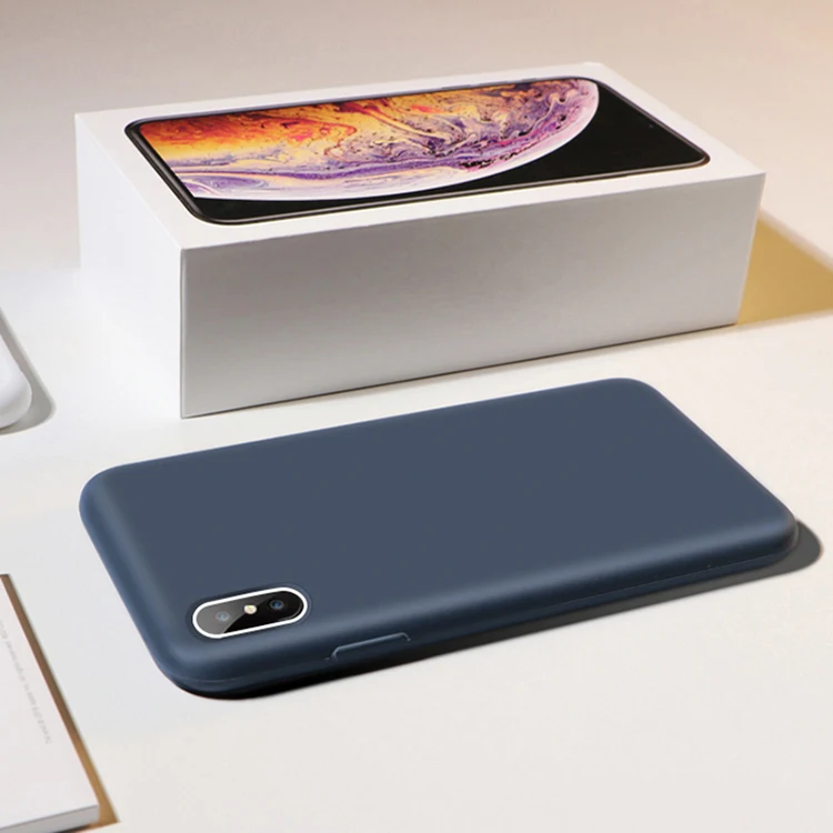 

2019 New Arrival Custom Logo Tpe Silicone Liquide Phone Case For Iphone X Case