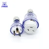 Hot sale Australia SAA high quality Clear plug 3 pin 10A rewireable plug top