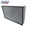 Optical Instrument Industry Aluminum Deep-Pleated HEPA Particulate Air Filters