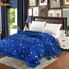 Two sides 100% Polyester Flannel fleece bedsheet/welsoft bedspread /heavy blanket wholesale JCBL04013