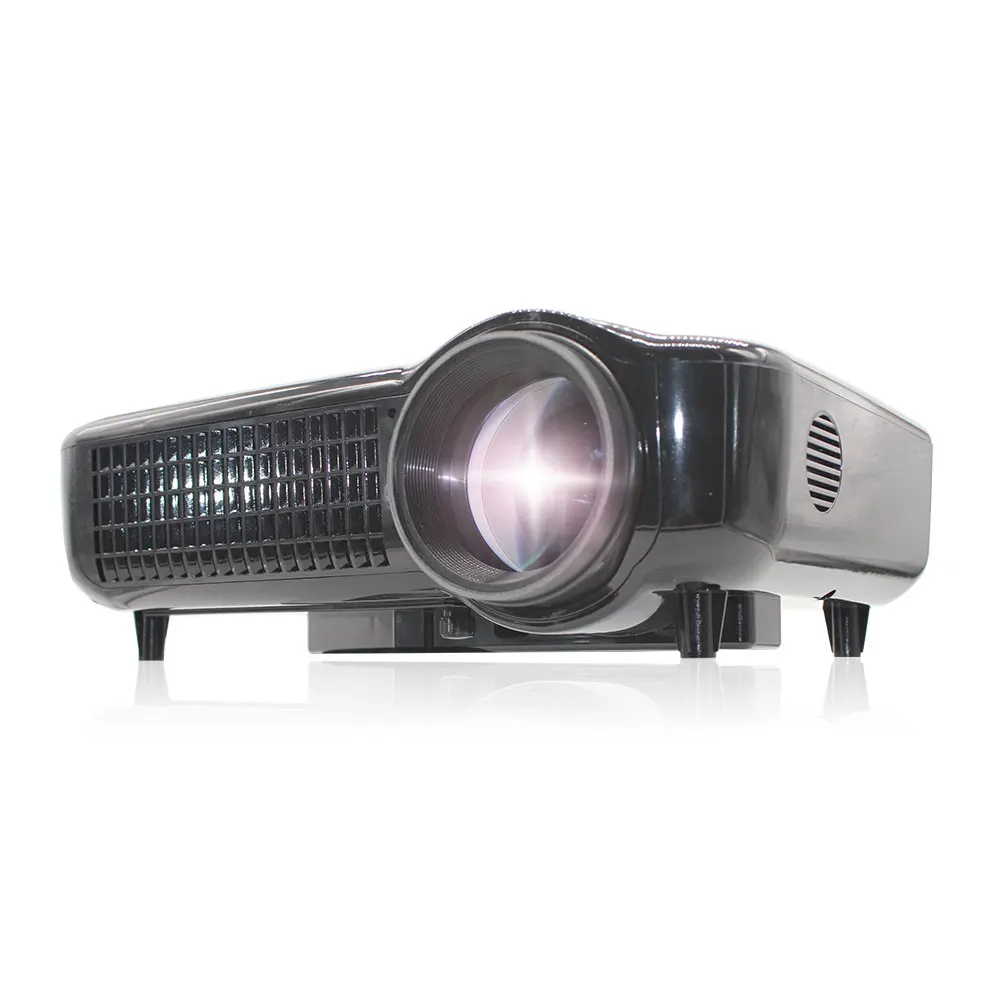

1080P Home Ansi Lumens PC Led Projector 4K Android Laptop, White/black