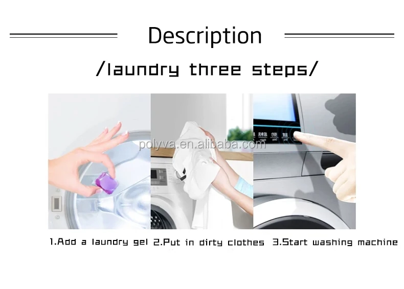 8g-20g OEM perfume and comfort liquid water soluble laundry pods for washing clothes
