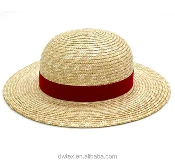 Wholesale Best Selling Red Band 100%paper Straw Luffy Official Hat ...