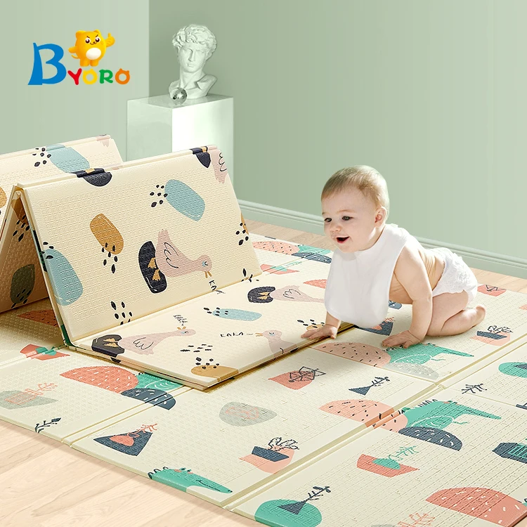 

Educational folding sleeping gym adults Mats Easy to store XPE foam Playmat, Custom color
