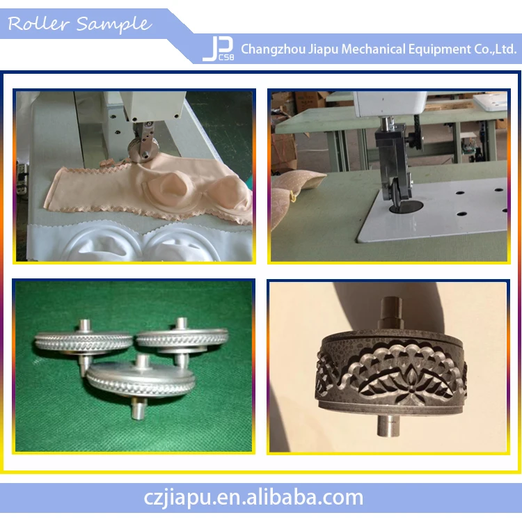 Ultrasonic bra lace machine