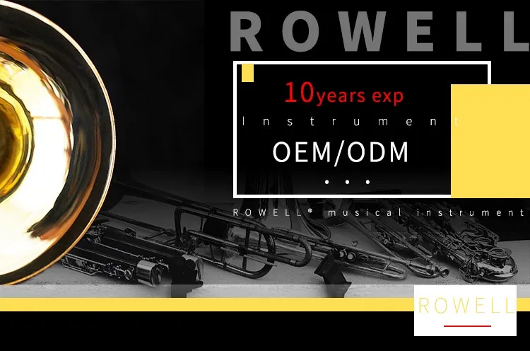 Baritone Brass Musical Instrument - Rowell YWBT-116