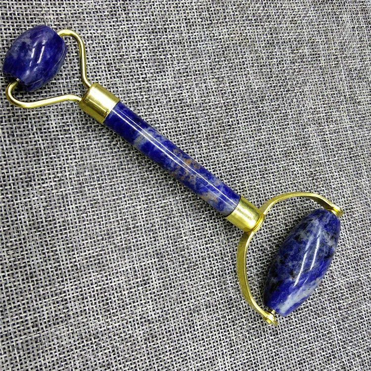 

New Color Design Lapsi Lazuli Muscle Massage Roller For Muscle Pain Soothing, Marble white