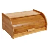 Wholesale bamboo bread storage box with lid/bamboo kitchen bread box