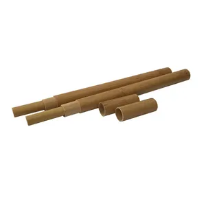 Image of 24.5 cm Length Natural Bamboo Holder Case for Stainless Steel Straws and Bamboo Straws in Stock