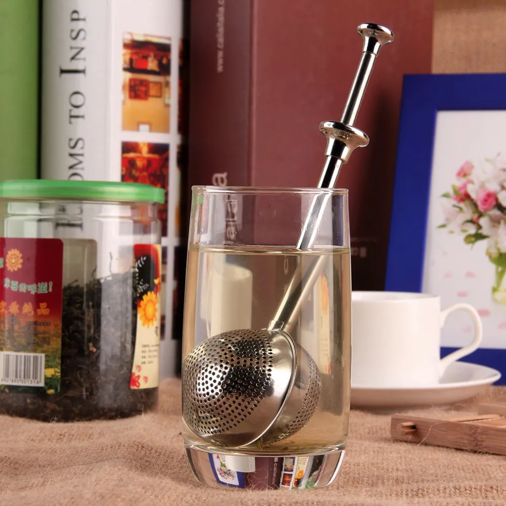 

Stainless Steel Locking Spice Tea Ball Strainer Mesh Infuser tea strainer Filter infusor