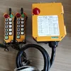 Waterproof 10 buttons 2 speed industrial radio remote control for pillar jib cranes F24-10D
