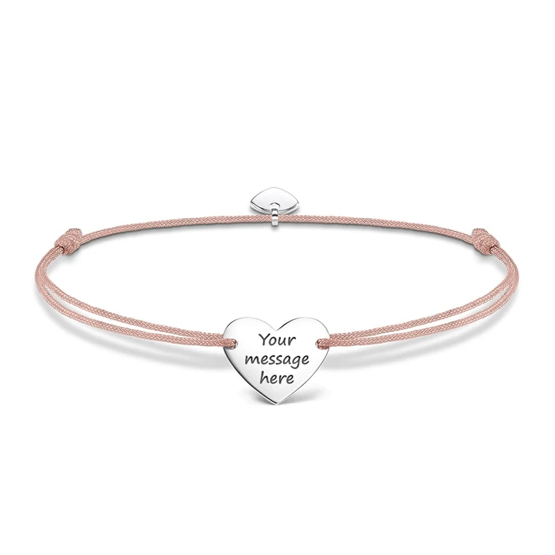 

2019 Women String Bracelet with Custom Heat Charm