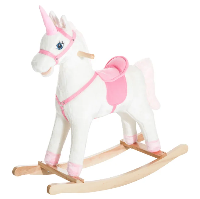 ride on plush unicorn