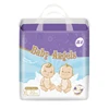 Canton Fair quality name brand disposable baby diaper manufacturer cheap price with clothlike back sheet and magic tape
