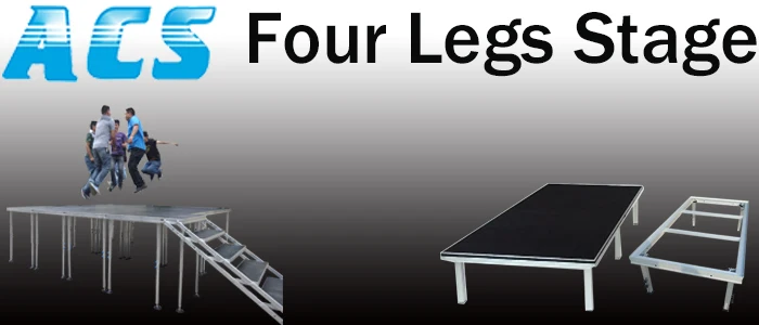 four legs stage banner