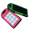 Best Selling Universal solar panel battery factory supply waterproof solar power bank with super led solar wallet charger