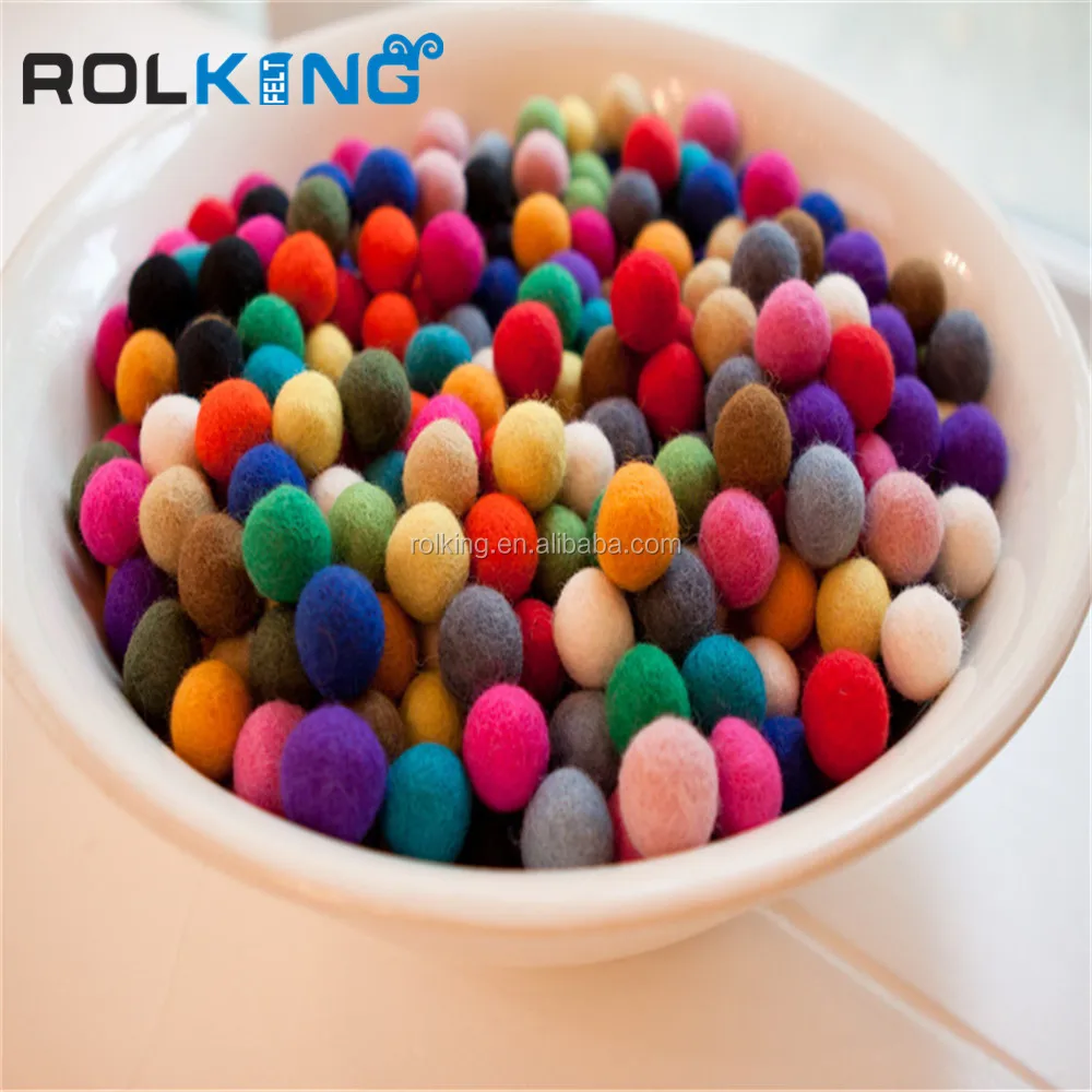 Colored Wool Felt Balls From Rolking Buy Cotton Wool Balls,Colored