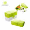 Rectangle Airtight Plastic Sealed Food Container Stack Kids Lunch Box