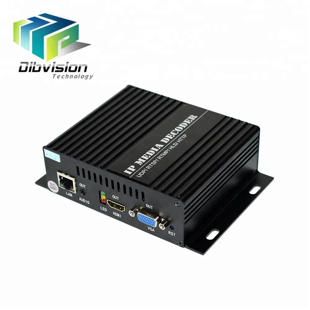 

DIBSYS economic H.265 H.264 4K RTSP RTMP RTMPS ONVIF ip to HD MI SDI VGA CVBS iptv video decoder
