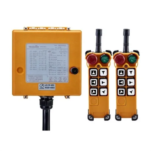 

Wireless radio control F26-C3 2 transmitter to 1 receiver industrial remote control Vhf or Uhf 18-65V and 65-440V