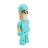 

Promotional gift cheap ABS Plastic Cartoon character Medical doctor nurse shape Memory Stick Pendrive Thumb usb flash drive