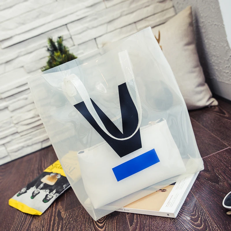 Popular Clear Plastic Tote Bags-Buy Cheap Clear Plastic